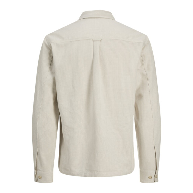 Jack & Jones Jprblurayle linen bl. solid ls shirt sn ecru dessin 5309.08.0015 large