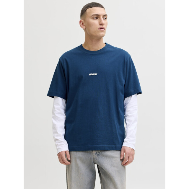 Jack & Jones Jcoclub back text prnt tee ss crew neck raf 5339.33.0026 large