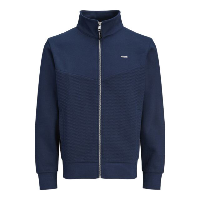 Jack & Jones Jprblufrankie sweat zip high neck smu navy 5239.37.0016 large
