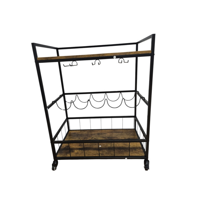 Furnilux multifunctioneel keukenrek & serveerwagen- industrieel- 67x40x86,5 cm 3040856 large