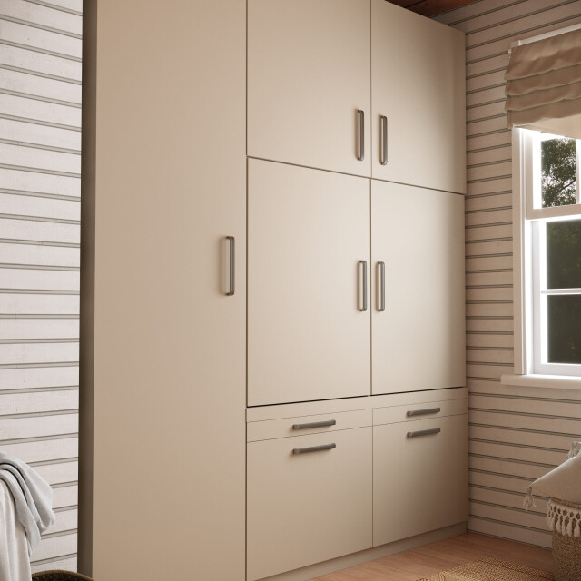 Wasophoogte Wasmachine kast deur module z15 perle taupe 3298363 large