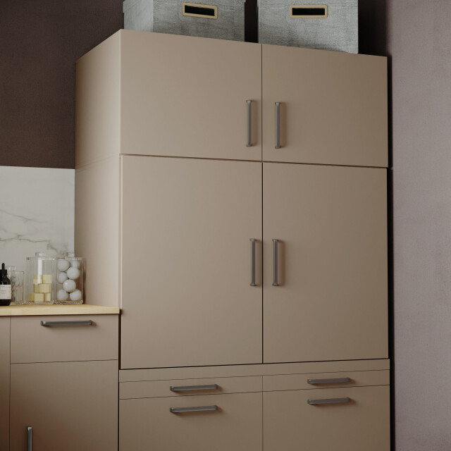 Wasophoogte Wasmachine kast deur module z15 perle taupe 3298363 large