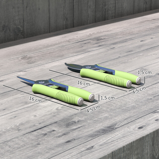 4goodz Set 2 delig snoeischaar en takkenschaar roestvrijstaal - 3487092 large