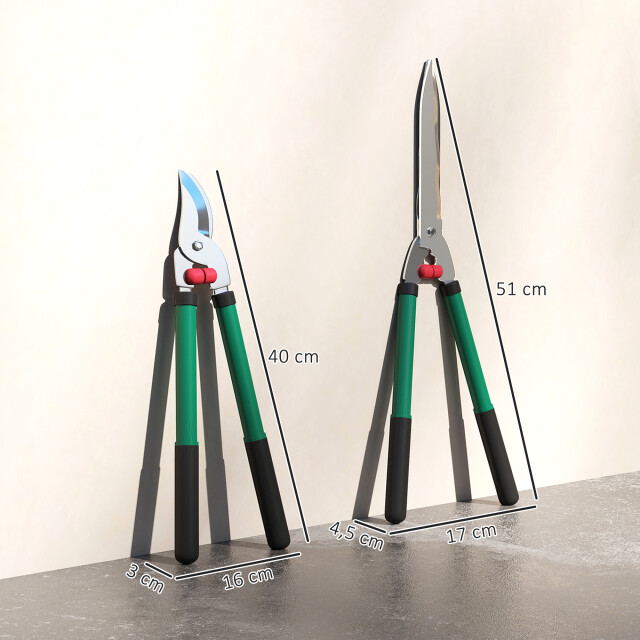 4goodz Takkenschaar heggenschaar set 2-delig meslengte 40 cm 3488785 large