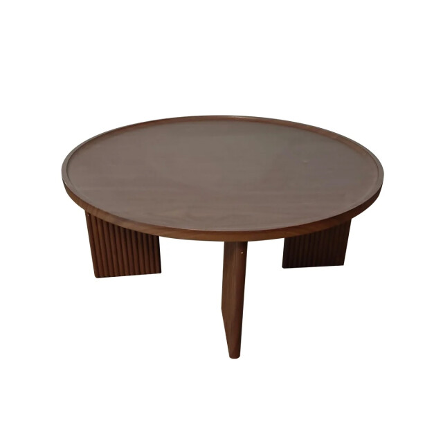 CaliCosy Ronde salontafel Ø80 cm in walnootdecor naia 3487922 large