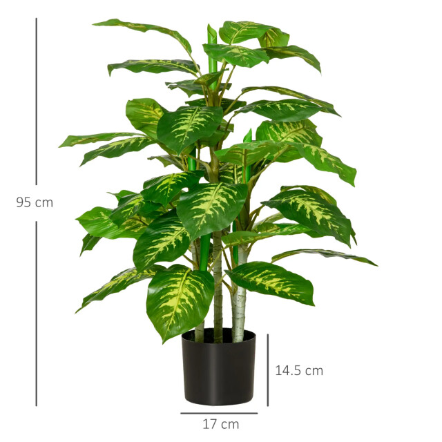 4goodz Kunstplant 4 stammen 95 cm - 3488790 large