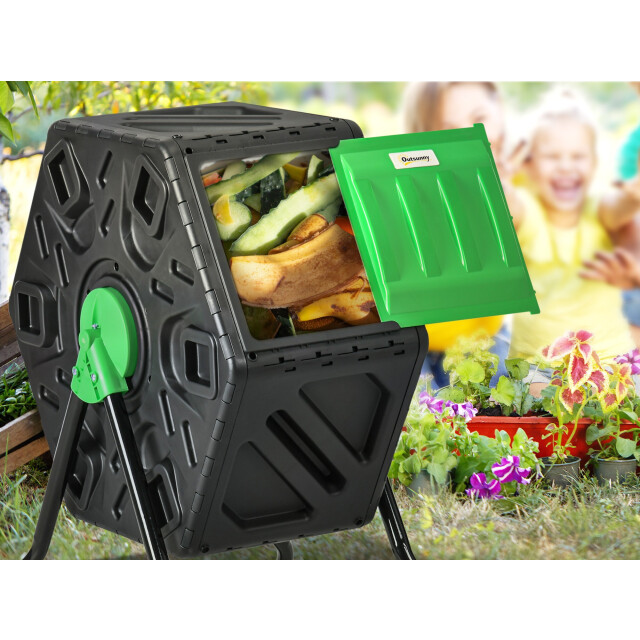 4goodz Composteertrommel draaibaar compostbak 65 liter 3488791 large