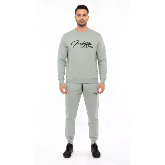 Indigo Denim Denim joggingpak heren sage ID-077 large