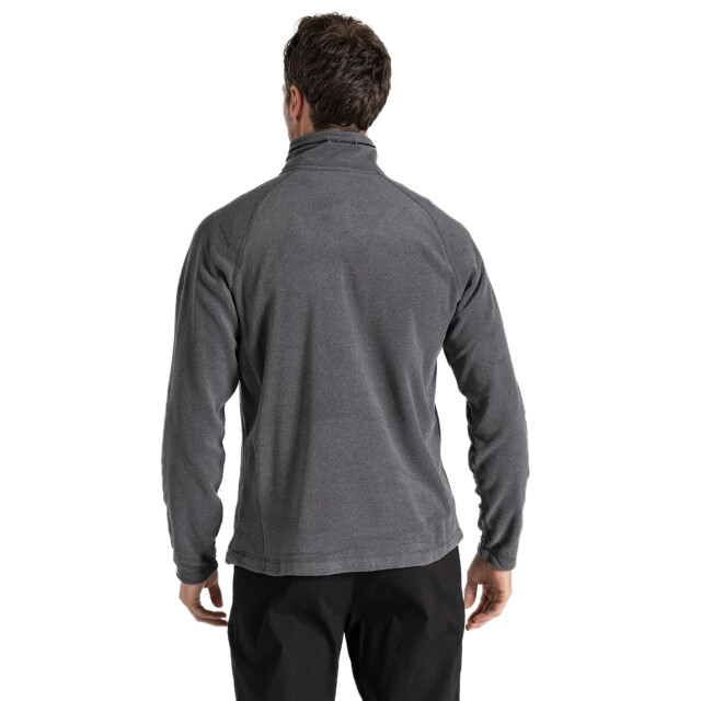 Craghoppers Heren corey vi half zip fleece top UTCG1466_blackpeppermarl large