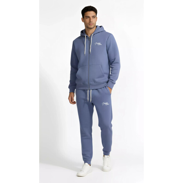 Indigo Denim Denim joggingpak heren royal blue ID078-1-1-1 large