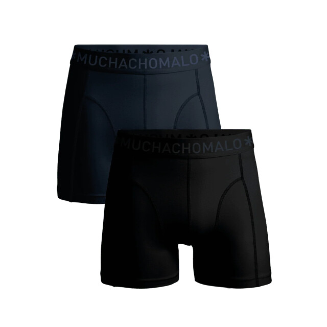 Muchachomalo Jongens 2-pack boxershorts U-SOLID1010-1240J large