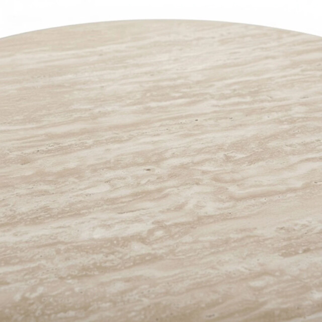 CaliCosy Ronde salontafel Ø70 cm in travertijndecor marta 3489007 large
