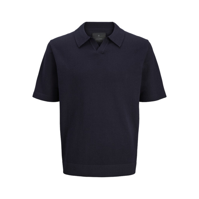 Jack & Jones Jprblamilano spring split neck ss sn navy 5369.37.0022 large