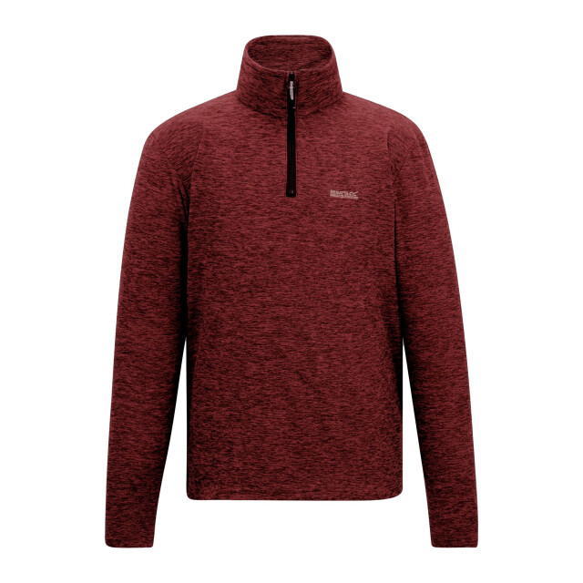 Regatta Heren thompson marl half zip fleecejack UTRG12347_darkmaroon large