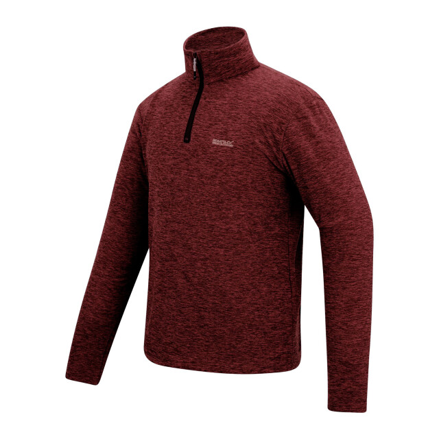 Regatta Heren thompson marl half zip fleecejack UTRG12347_darkmaroon large