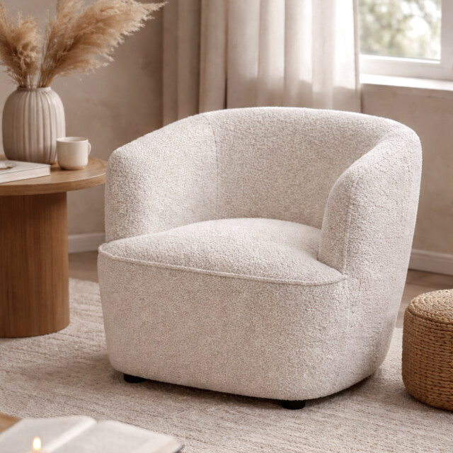 Multifurn Fauteuil lola bouclé 2834125 large