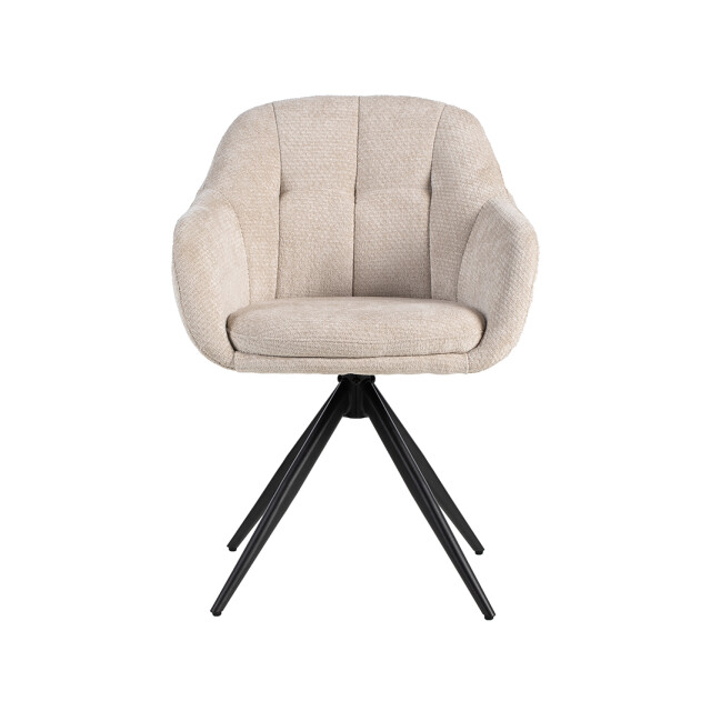 Label51 Eetkamerstoel esma naturel 60x80x62 cm set van 2 3491052 large