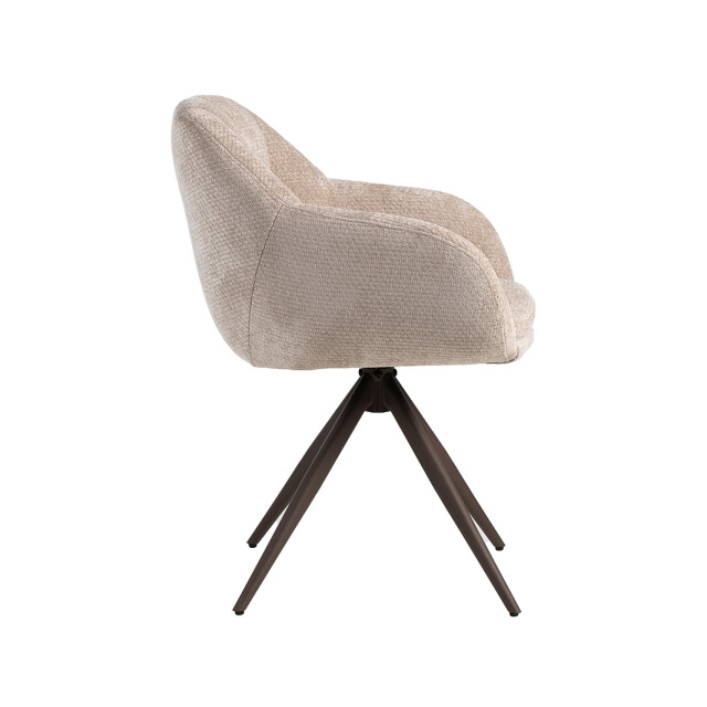 Label51 Eetkamerstoel esma clay 59x80x62 cm set van 2 3491057 large