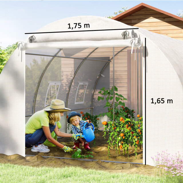 4goodz Foliekas plastic overdekking 396l x 300b x 200h cm - 3490921 large