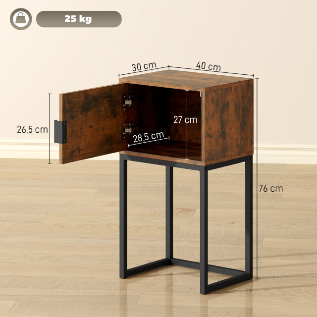 4goodz Sidetable consoletafel industrial smal 30x40x76 cm - 3488788 large