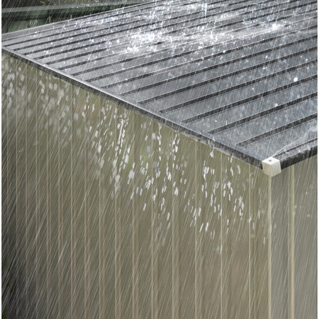 4goodz Metalen gereedschapsschuur 2,81m² 154x206,5x181 cm met bodemframe 3490922 large