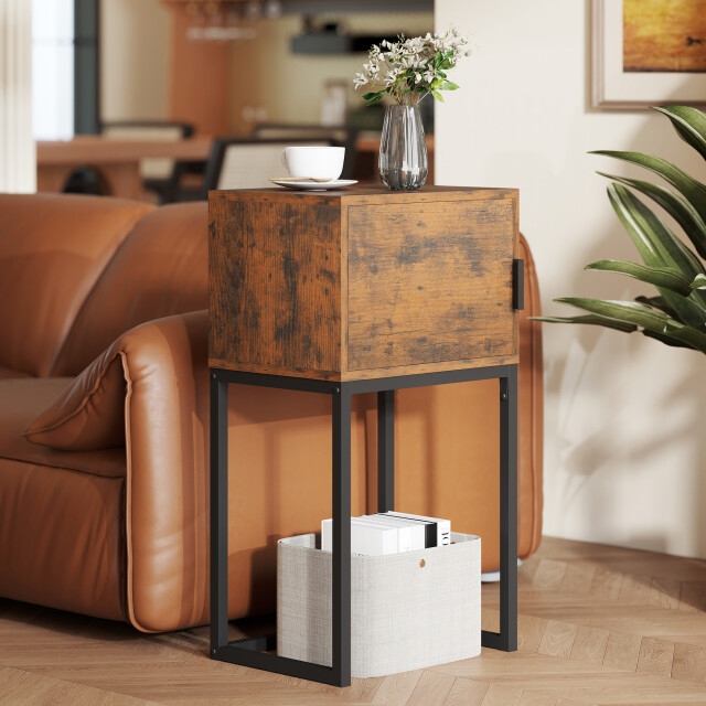 4goodz Sidetable consoletafel industrial smal 30x40x76 cm - 3488788 large