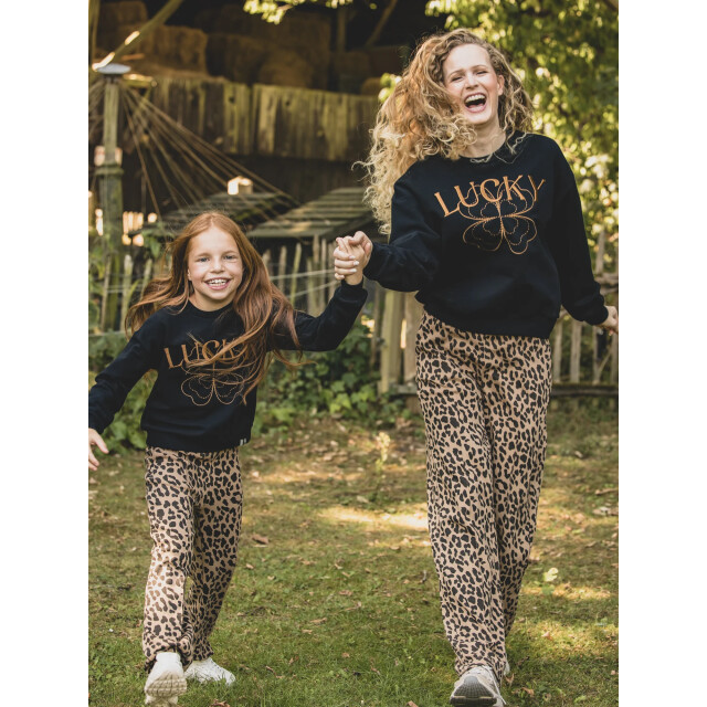 Looxs Revolution Lxs sweat broek leopard voor dames in de kleur 2532-9634-924 large