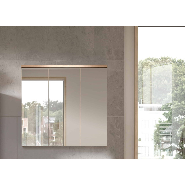 Furnilux Badkamerspiegelkast grado in nox eik/spiegel 3254571 large