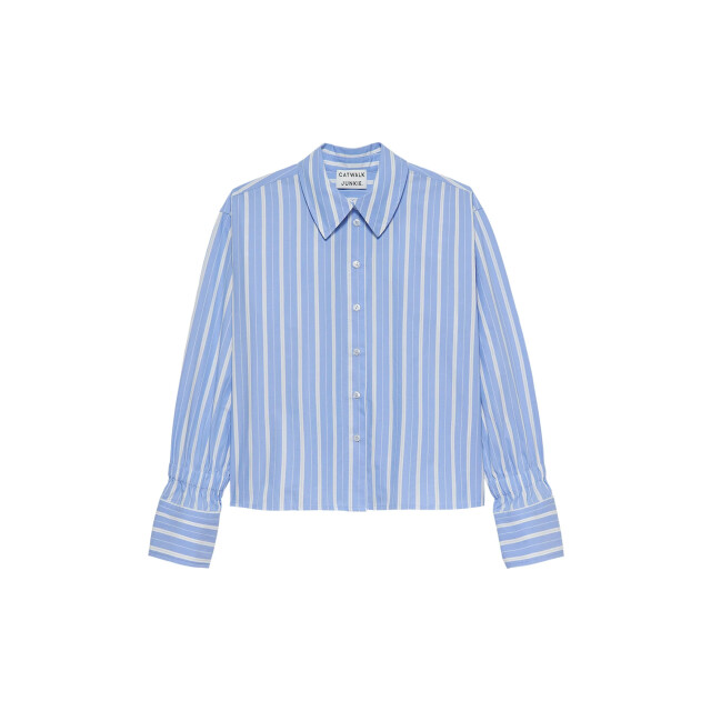 Catwalk Junkie 2601021604 striped blouse with elastic cuff 2601021604 Striped blouse with elastic cuff large