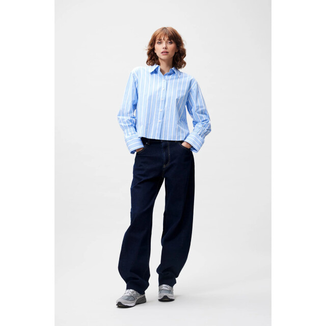 Catwalk Junkie 2601021604 striped blouse with elastic cuff 2601021604 Striped blouse with elastic cuff large