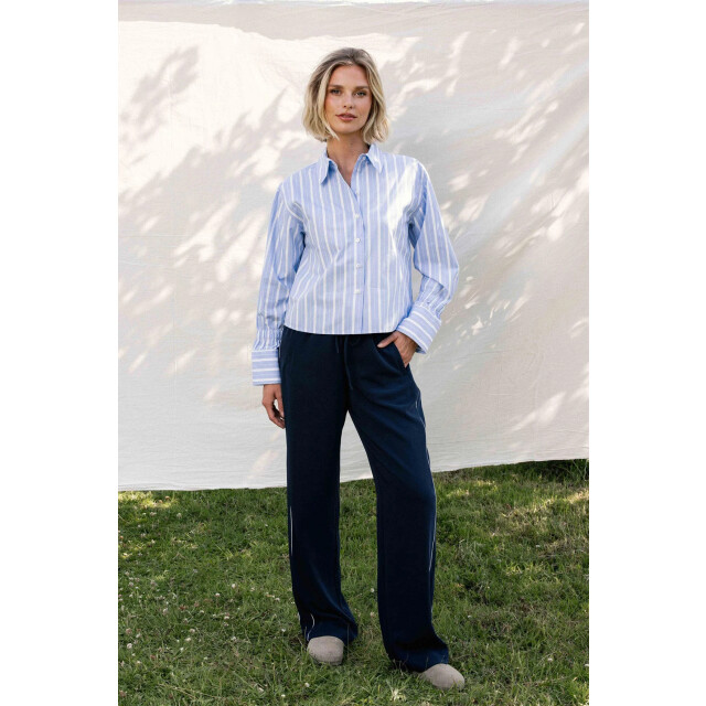 Catwalk Junkie 2601021604 striped blouse with elastic cuff 2601021604 Striped blouse with elastic cuff large