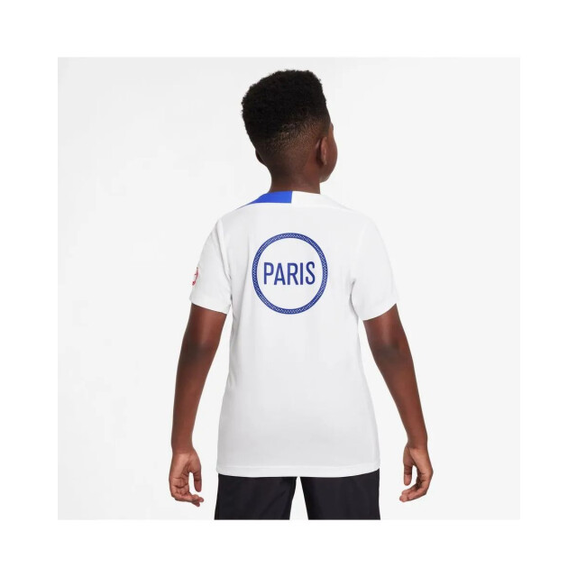 Nike psg y nk df strk ss top k 3r replica voetbal trainingshirt korte mouw jongens - 071910_100-L large