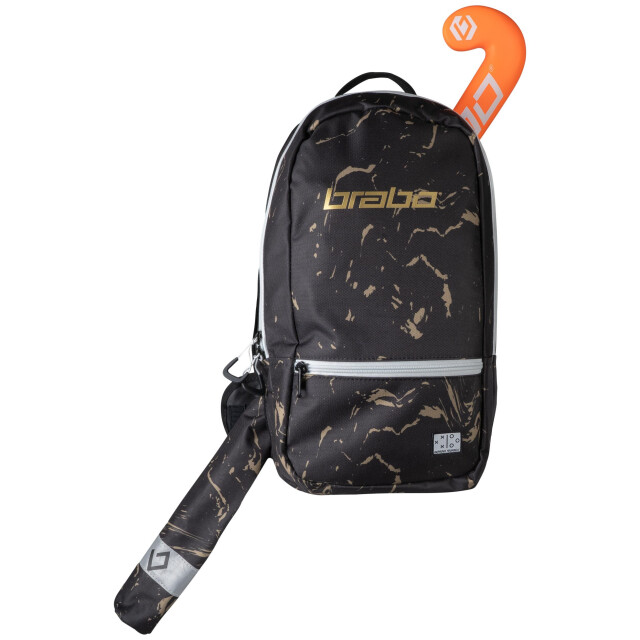 Brabo backpack fun marble black hockey rugzak - 070967_999-ONE large