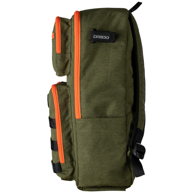 Brabo backpack traditional d. gn/orange hockey rugzak - 070970_349-ONESIZ large