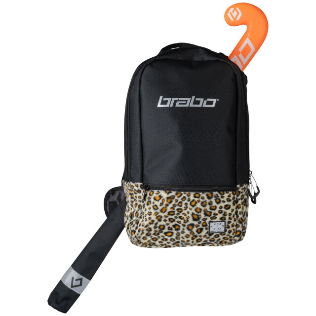 Brabo backpack fun leopard/black hockey rugzak - 070971_449-ONESIZ large