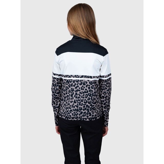 Brunotti kohlky-print girls fleece skipully met rits meisjes - 070317_500-152 large