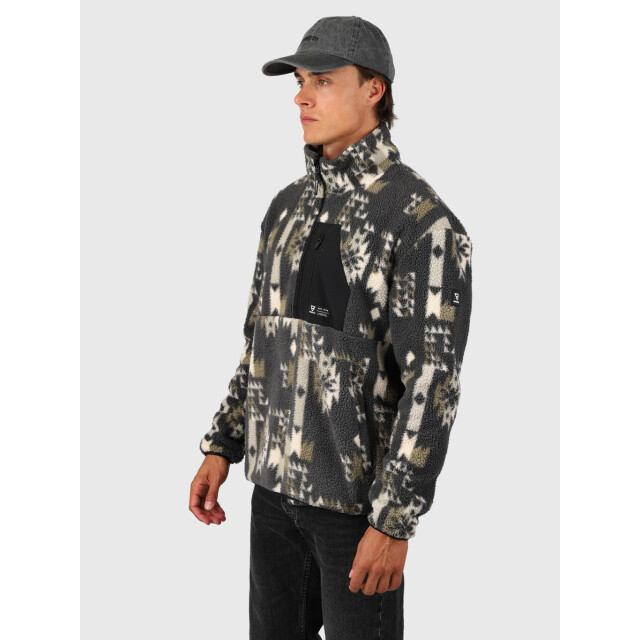 Brunotti kelstyn-print men fleece skipully met rits heren - 070300_500-M large
