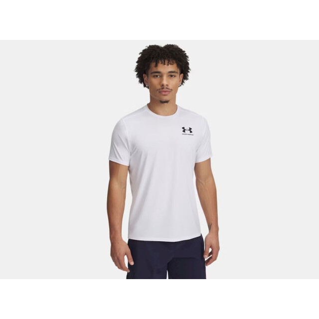 Under Armour ua heatgear fitted ss-wht training t-shirt korte mouw heren - 074474_100-L large