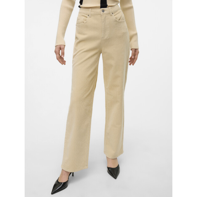 Vero Moda vmtessa hr wide corduroy pants ga n 10315350 oatmeal 06541.941.0019 large