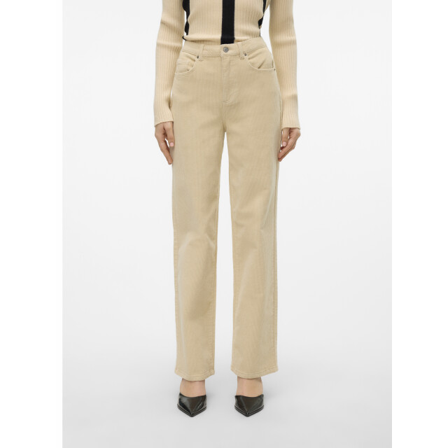 Vero Moda vmtessa hr wide corduroy pants ga n 10315350 oatmeal 06541.941.0019 large