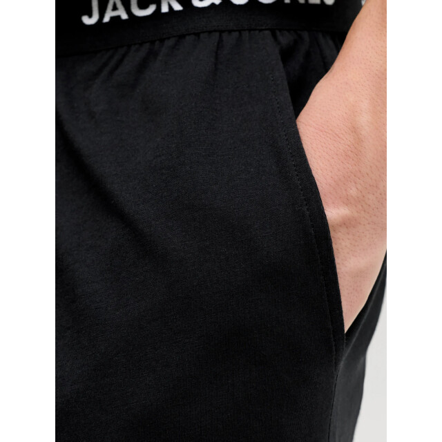 Jack & Jones Heren korte shortama pyjamaset jaceverest groen/zwart 12273635-Grape Leaf Black shorts large