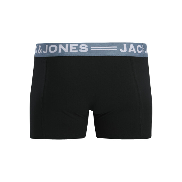 Jack & Jones Jongens boxershorts trunks sense 3-pack effen 12149293-Black large