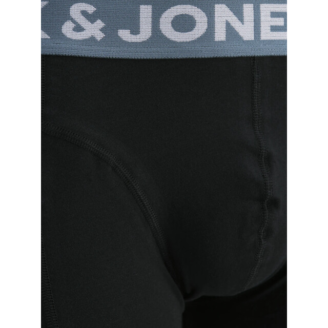 Jack & Jones Jongens boxershorts trunks sense 3-pack effen 12149293-Black large