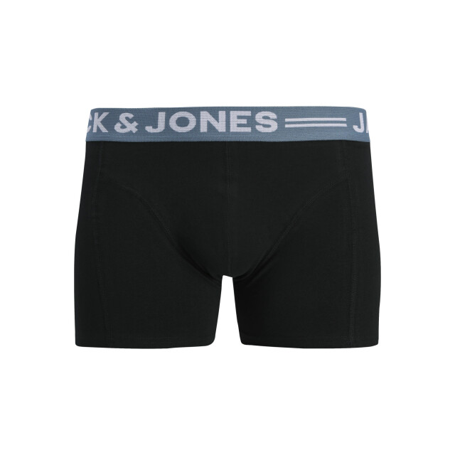 Jack & Jones Jongens boxershorts trunks sense 3-pack effen 12149293-Black large
