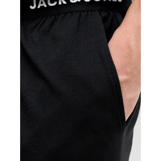 Jack & Jones Heren korte shortama pyjamaset jaceverest groen/zwart 12273635-Grape Leaf Black shorts large