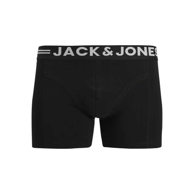 Jack & Jones Jongens boxershorts trunks sense 3-pack effen 12149293-Black large