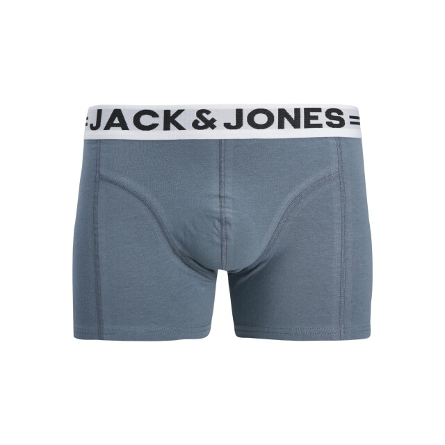 Jack & Jones Jongens boxershorts trunks sense 3-pack effen turquoise/blauw/zwart 12149293-Mineral Blue large