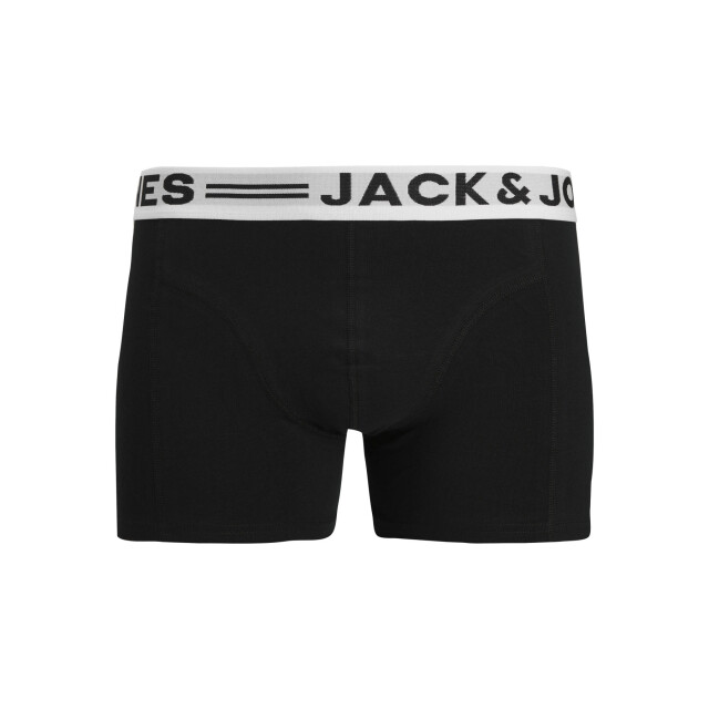 Jack & Jones Jongens boxershorts trunks sense 3-pack effen turquoise/blauw/zwart 12149293-Mineral Blue large