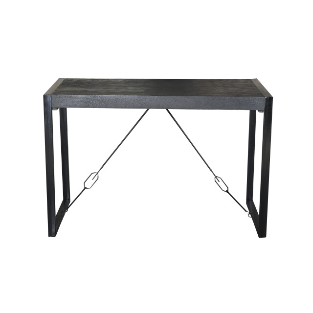 Livingfurn bartafels norris bar table 140cm mangohout / gecoat staal 3241855 large