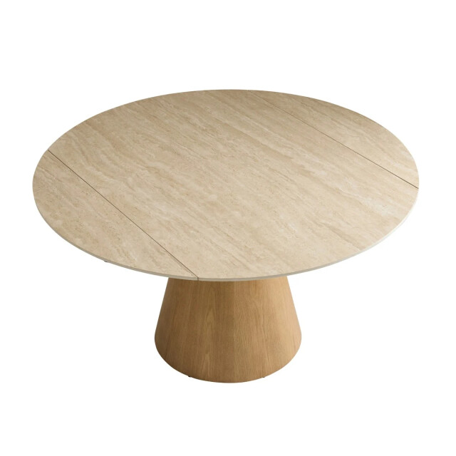 Signature Ronde keramische tafel met verlengstukken lumio 3492678 large